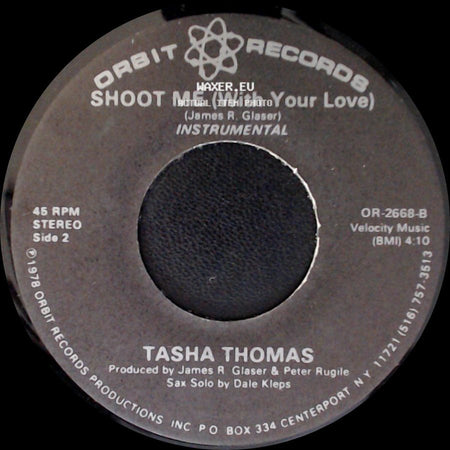 Tasha Thomas - Shoot Me (With Your Love) / Shoot Me (With Your Love) side B