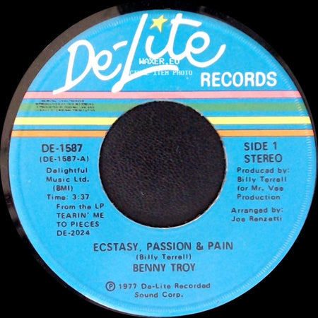 Benny Troy - Ecstasy, Passion & Pain / Put Some Music In Your Soul side A