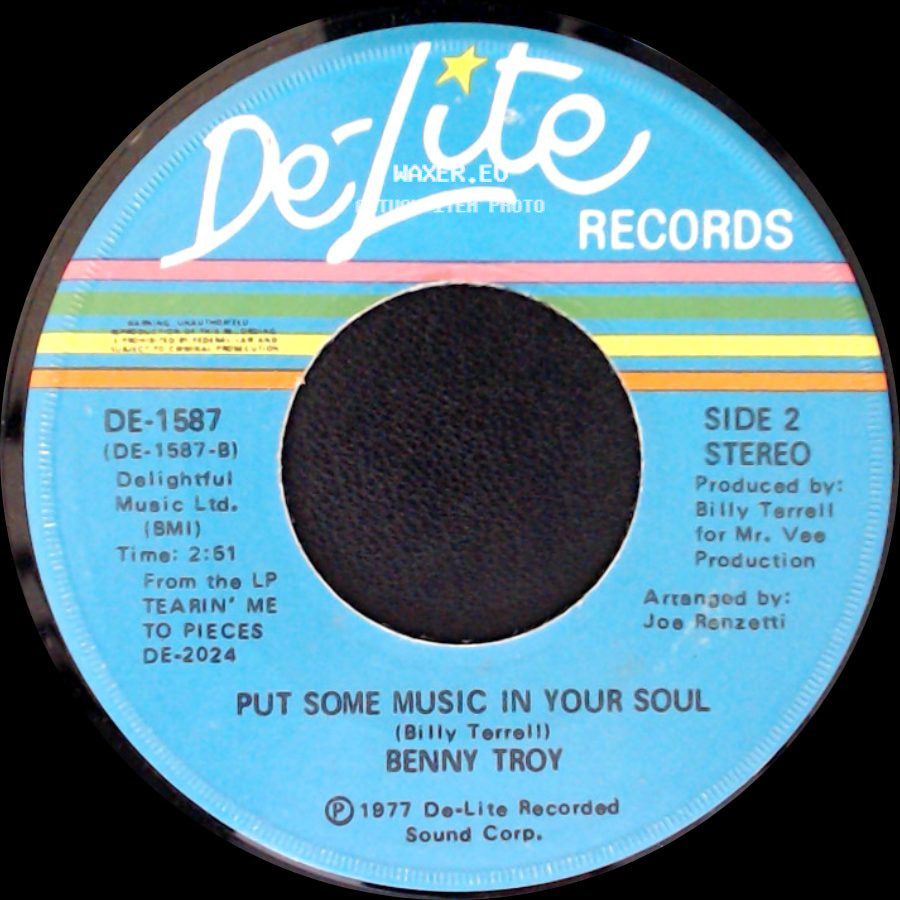 Benny Troy - Ecstasy, Passion & Pain / Put Some Music In Your Soul side B