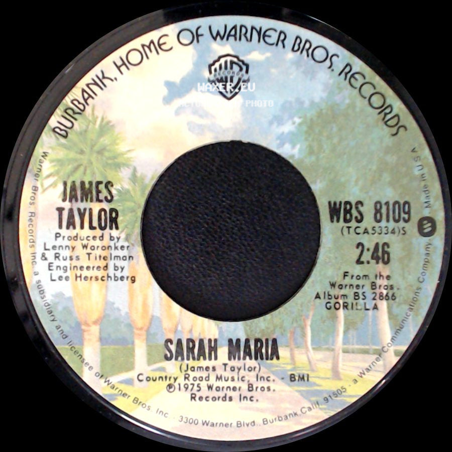 James Taylor - Sarah Maria / How Sweet It Is (To Be Loved By You) side A