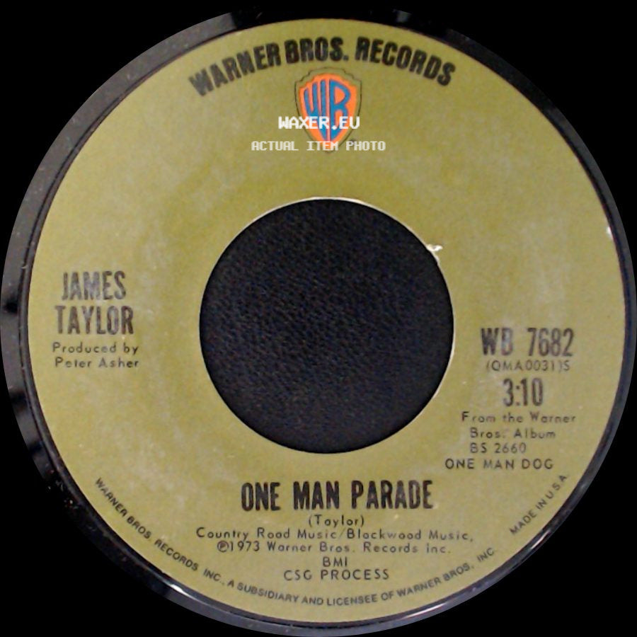 James Taylor - One Man Parade / Nobody But You side A