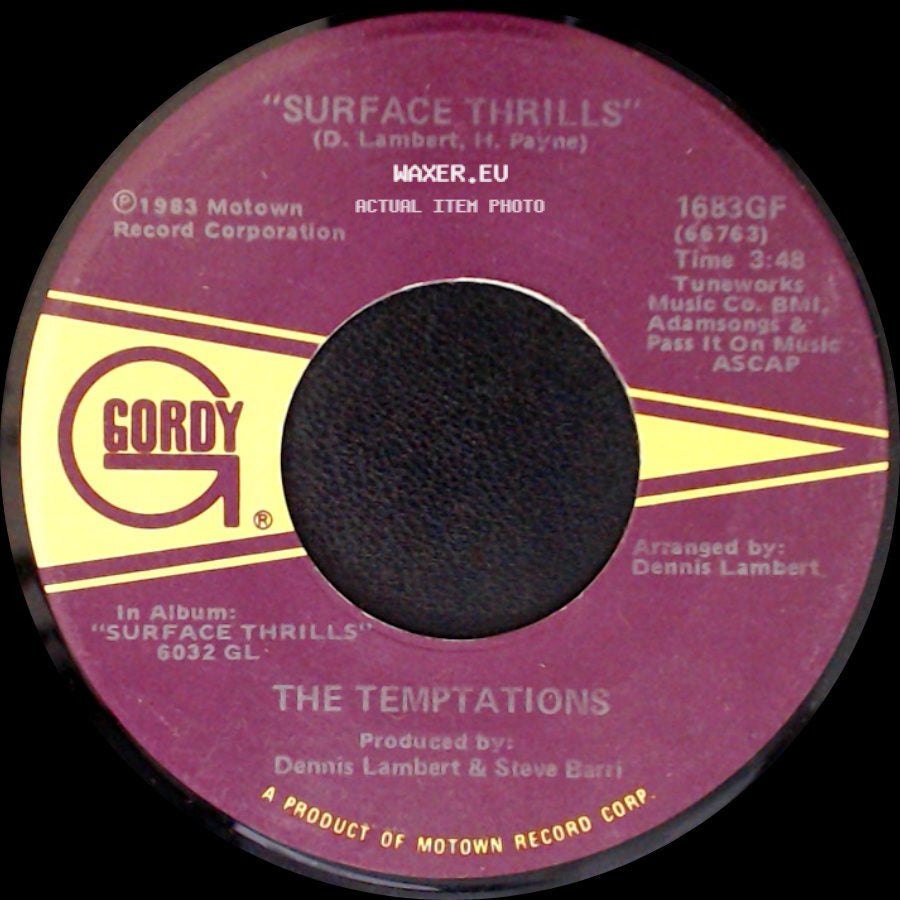 The Temptations - Surface Thrills / Made In America side A