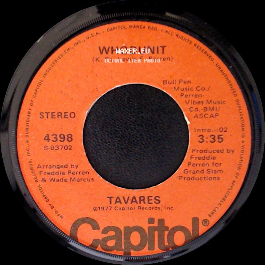 Tavares - Whodunit / Fool Of The Year side A