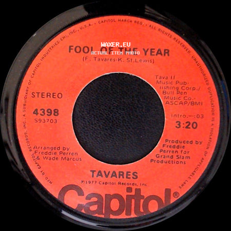Tavares - Fool Of The Year / Whodunit side A