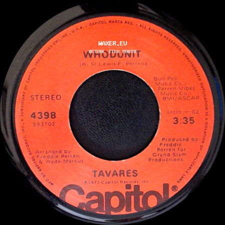 Tavares - Fool Of The Year / Whodunit side B