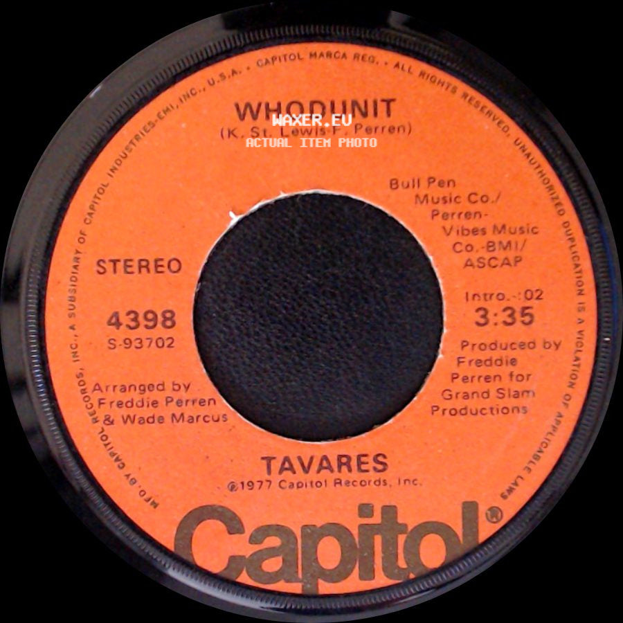 Tavares - Fool Of The Year / Whodunit side B