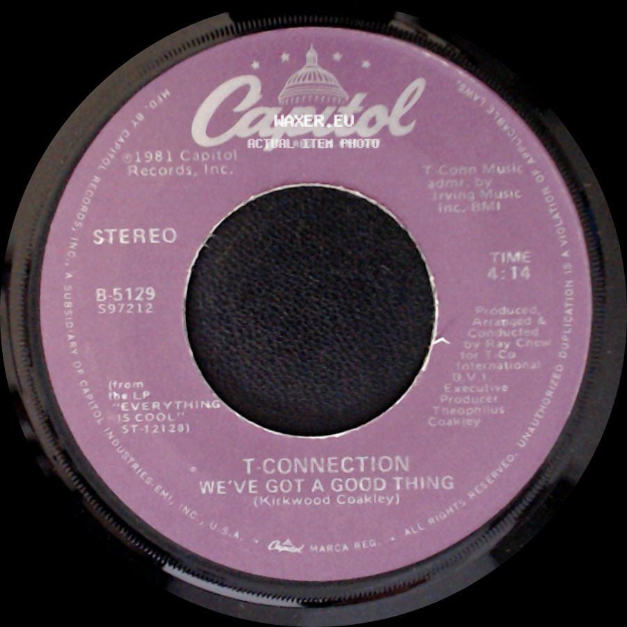 T-Connection - Girl Watching / We've Got A Good Thing side B