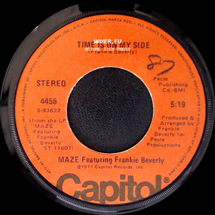 Maze Featuring Frankie Beverly - Time Is On My Side / Lady Of Magic side A