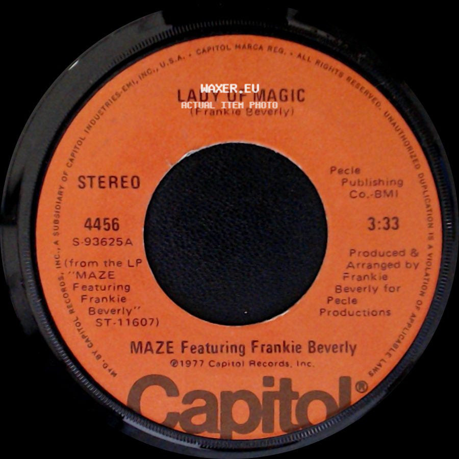 Maze Featuring Frankie Beverly - Lady Of Magic / Lady Of Magic side B
