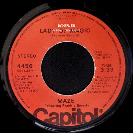 Maze Featuring Frankie Beverly - Time Is On My Side / Lady Of Magic side B