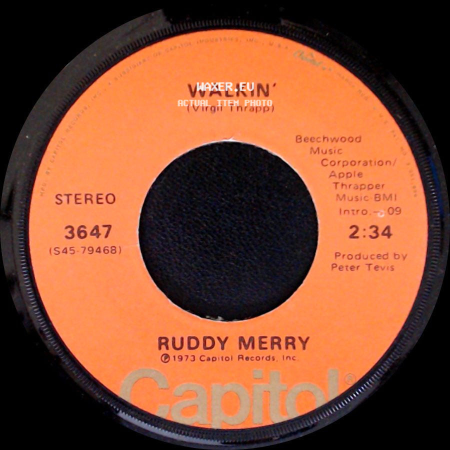 Ruddy Merry - Walkin' / You Got The Feelin' side A