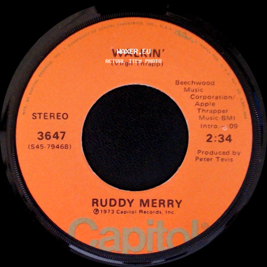 Ruddy Merry - Walkin' / You Got The Feelin' side A
