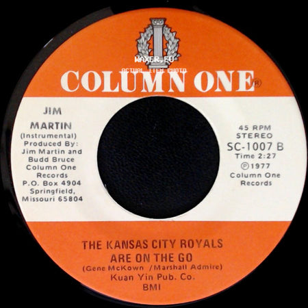 Gene Mckown / Jim Martin - The Kansas City Royals Are On The Go / The Kansas City Royals Are On The Go side B