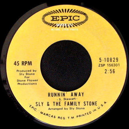 Sly & The Family Stone - Brave & Strong / Runnin' Away side B