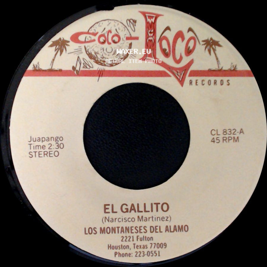 Los Montaneses Del Alamo - El Gallito / Ofelia side A