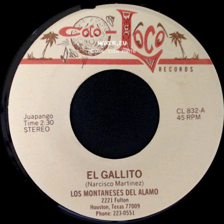 Los Montaneses Del Alamo - El Gallito / Ofelia side A