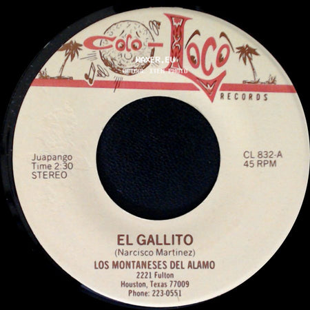 Los Montaneses Del Alamo - El Gallito / Ofelia side A