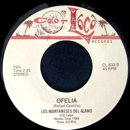 Los Montaneses Del Alamo - El Gallito / Ofelia side B