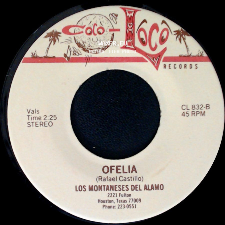 Los Montaneses Del Alamo - El Gallito / Ofelia side B