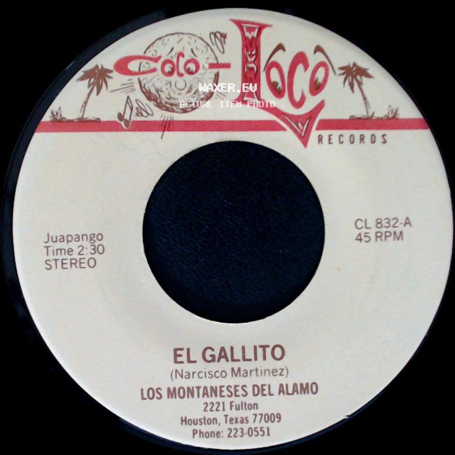 Los Montaneses Del Alamo - El Gallito / Ofelia side A