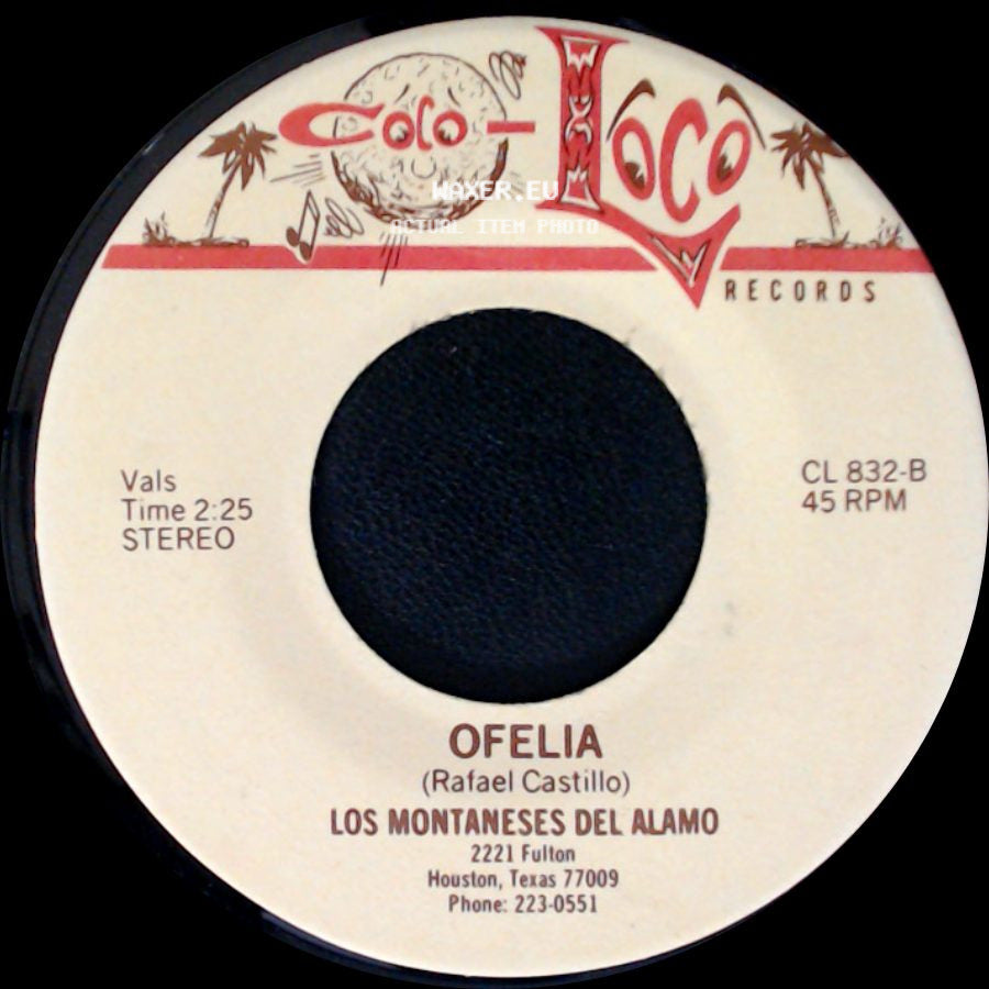 Los Montaneses Del Alamo - El Gallito / Ofelia side B