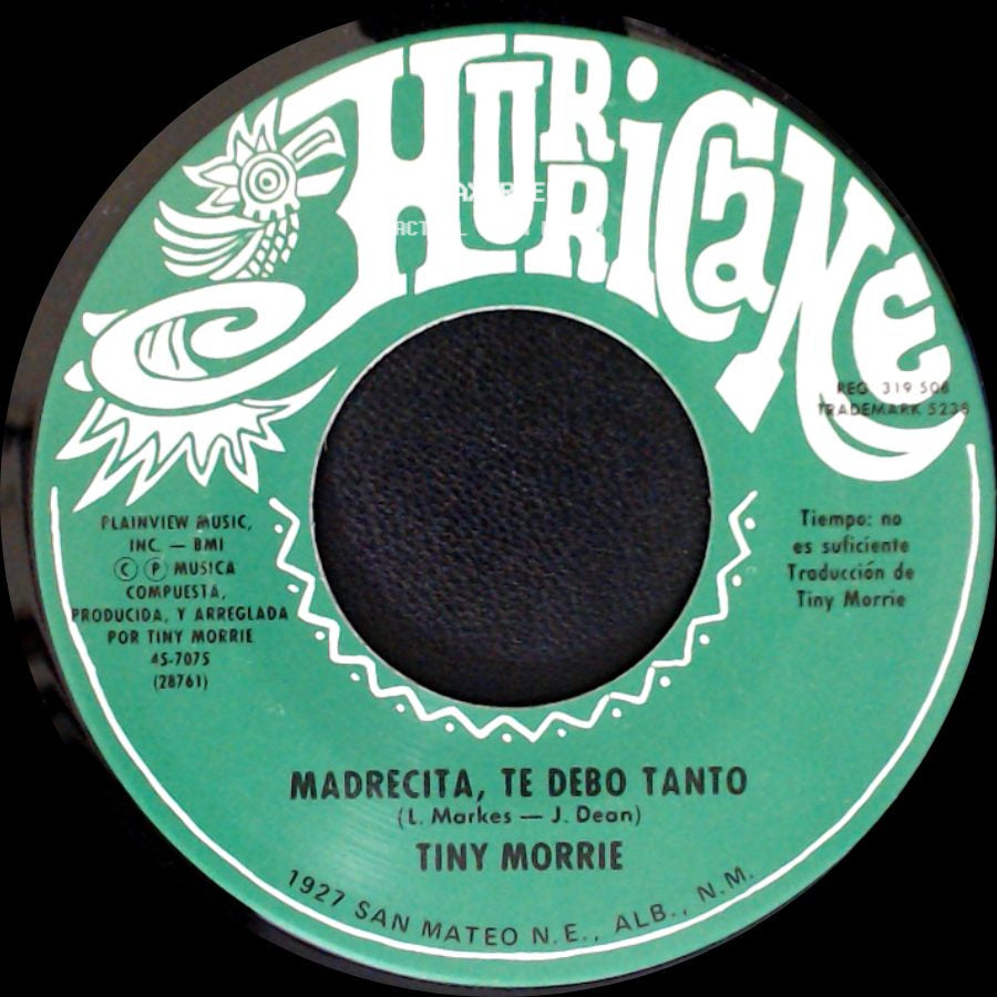 Tiny Morrie - Siempre La Quiero / Madrecita, Te Debo Tanto side B
