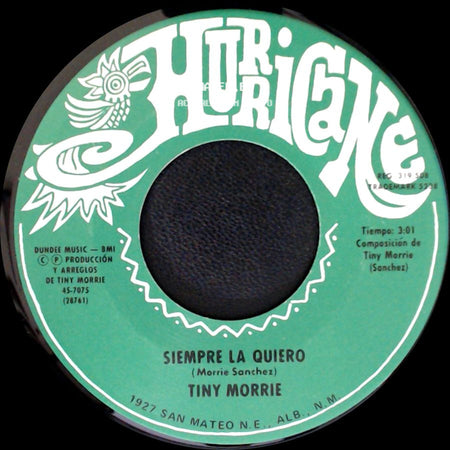 Tiny Morrie - Madrecita, Te Debo Tanto / Siempre La Quiero side B