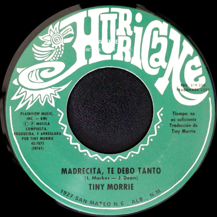 Tiny Morrie - Siempre La Quiero / Madrecita, Te Debo Tanto side B