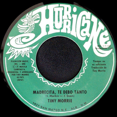 Tiny Morrie - Siempre La Quiero / Madrecita, Te Debo Tanto side B