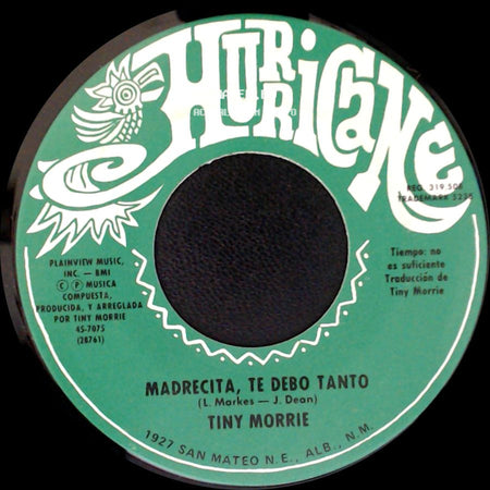Tiny Morrie - Siempre La Quiero / Madrecita, Te Debo Tanto side B