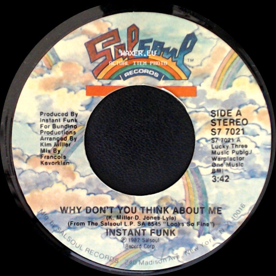 Instant Funk - Why Don't You Think About Me / Punk Rockin' side A