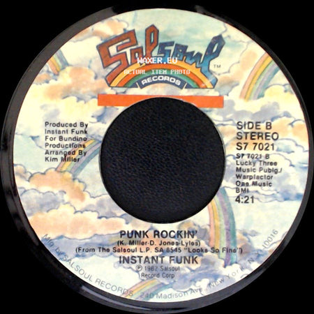 Instant Funk - Why Don't You Think About Me / Punk Rockin' side B