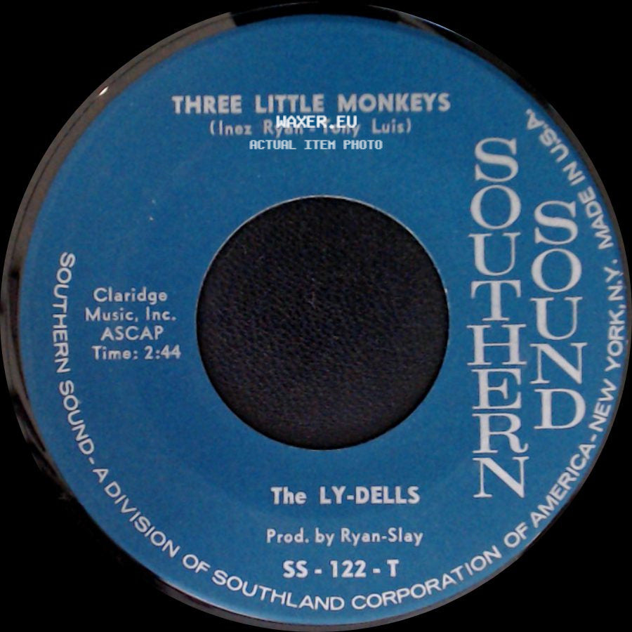 The Ly-Dells - Playing Hide And Seek / Three Little Monkeys side B