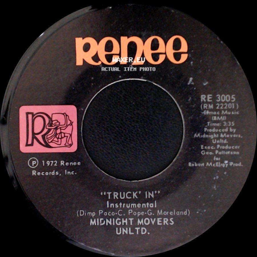 Midnight Movers Unltd. - 'truck' In / Put Your Mind In Your Pocket side A