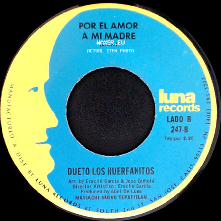 Dueto Los Huerfanitos - El Bastardo / Por El Amor A Mi Madre side B