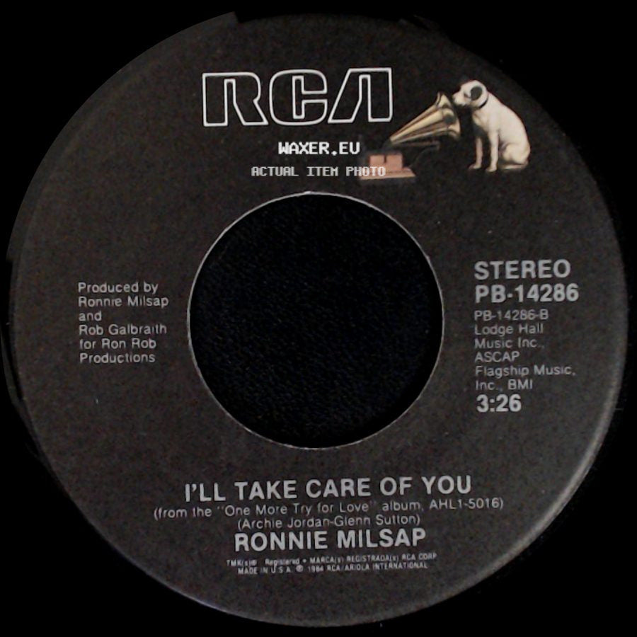 Ronnie Milsap - Happy, Happy Birthday Baby / I'll Take Care Of You side B