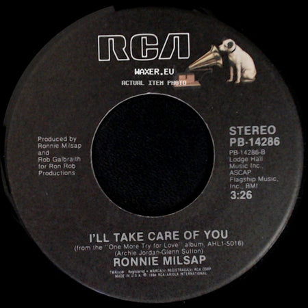 Ronnie Milsap - Happy, Happy Birthday Baby / I'll Take Care Of You side B