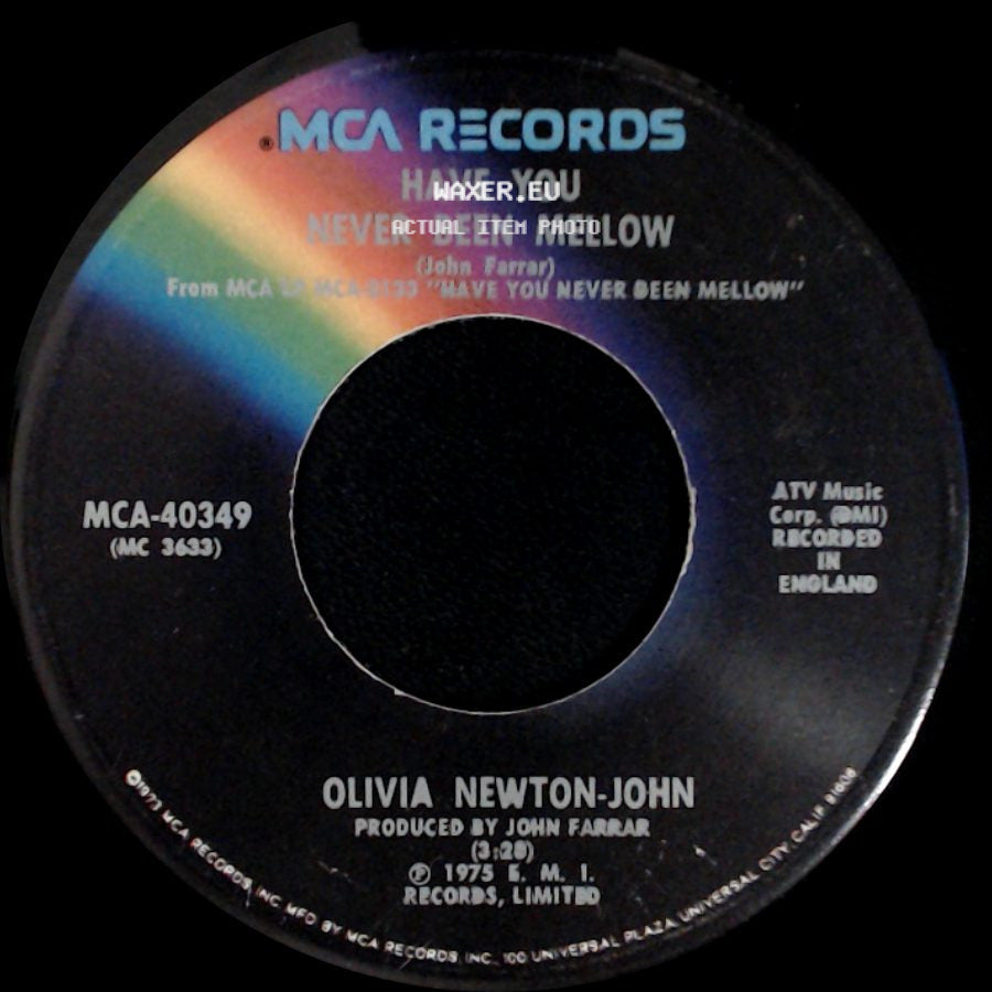 Olivia Newton-John - Water Under The Bridge / Have You Never Been Mellow side B