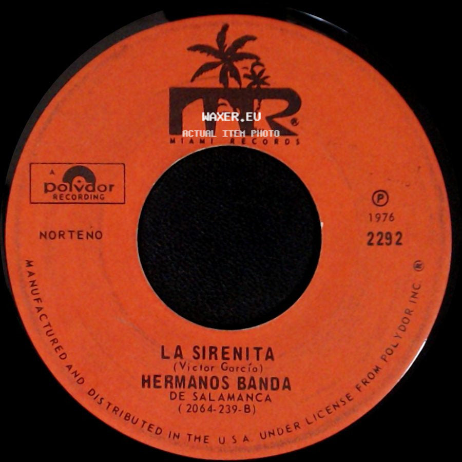Hermanos Banda De Salamanca - La Sirenita / Rancherita Vengo A Verte side A