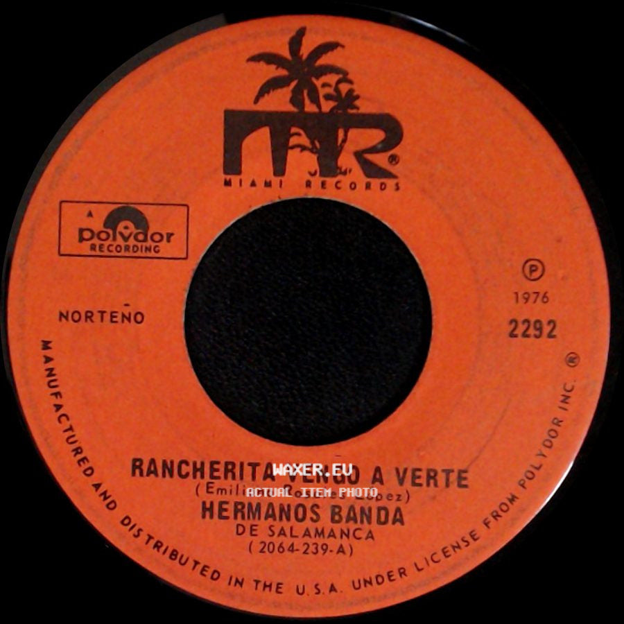 Hermanos Banda De Salamanca - La Sirenita / Rancherita Vengo A Verte side B