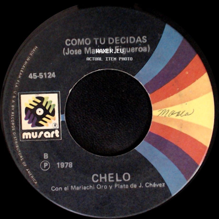 Chelo - Las Cuentas Claras / Como Tu Decidas side B