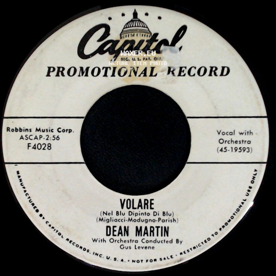 Dean Martin - Outta My Mind / Volare side B