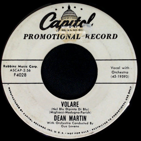 Dean Martin - Outta My Mind / Volare side B