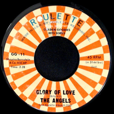 The Techniques / The Angels - Hey Little Girl / Glory Of Love side B