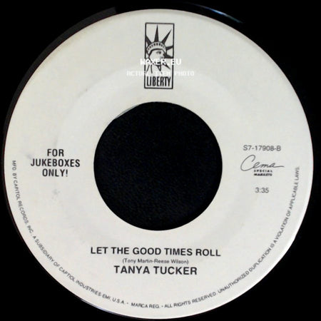 Tanya Tucker - Hangin' In / Let The Good Times Roll side B