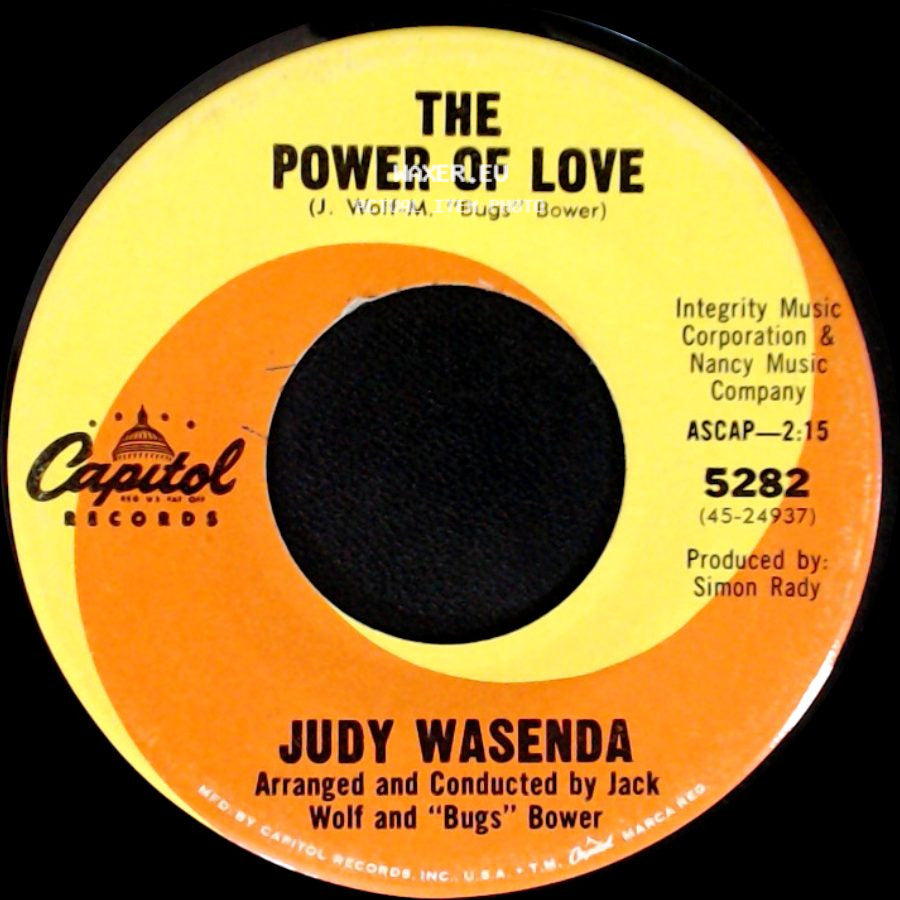Judy Wasenda - I'll Never Smile Again / The Power Of Love side B