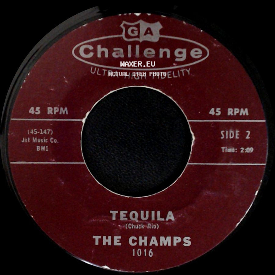 The Champs - Train To Nowhere / Tequila side B