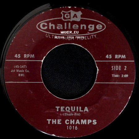The Champs - Train To Nowhere / Tequila side B