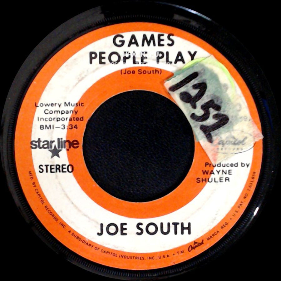 Joe South - Games People Play / These Are Not My People side A
