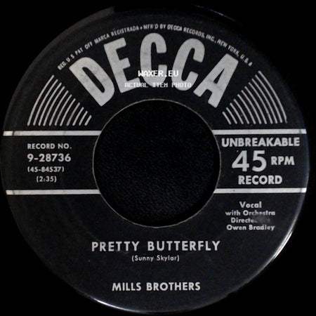 Mills Brothers - Pretty Butterfly / Don't Let Me Dream side A